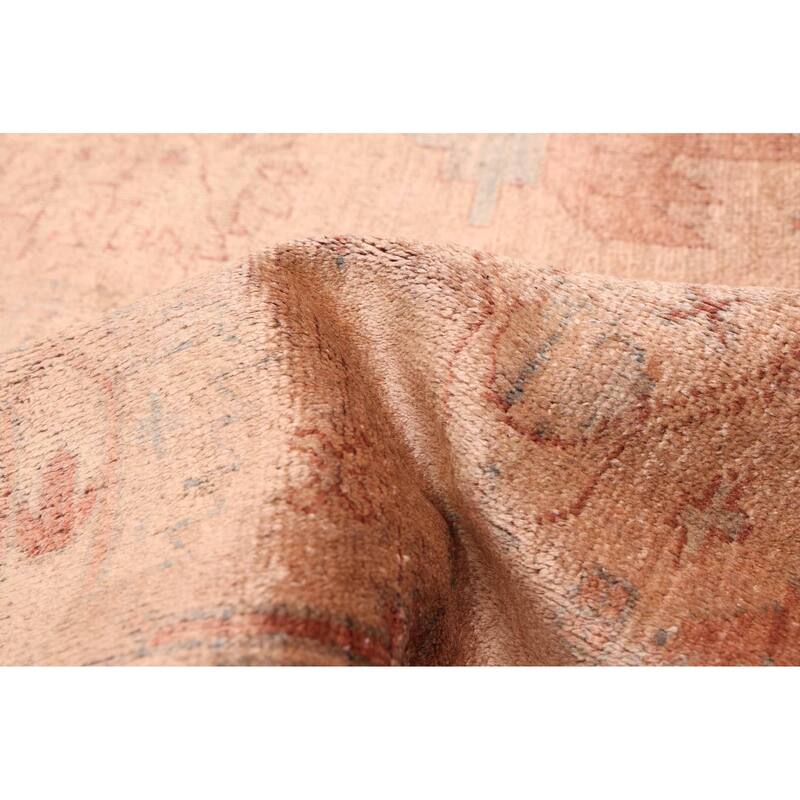 ECARPETGALLERY Hand-knotted Vibrance Brown Wool Rug - 11'0 x 12'10