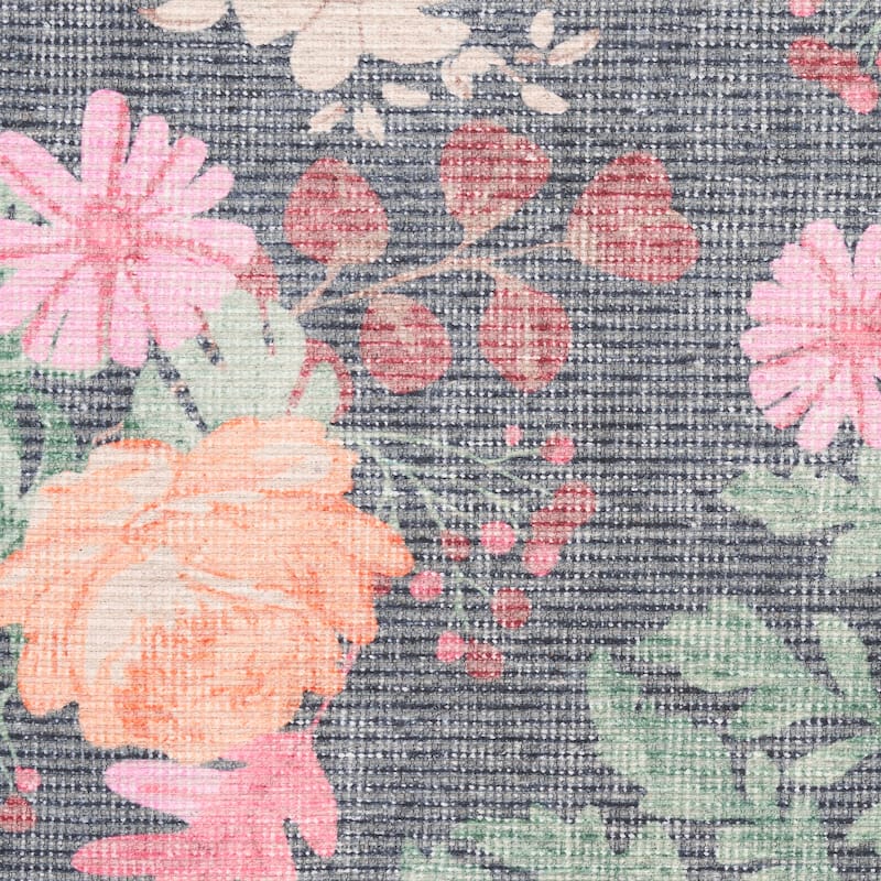 Nourison Botanical Washables Indoor only Floral Patterned Area Rug