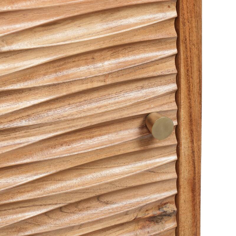 Classic 1-Door Bedside Cabinet - Compact Storage for Bedroom