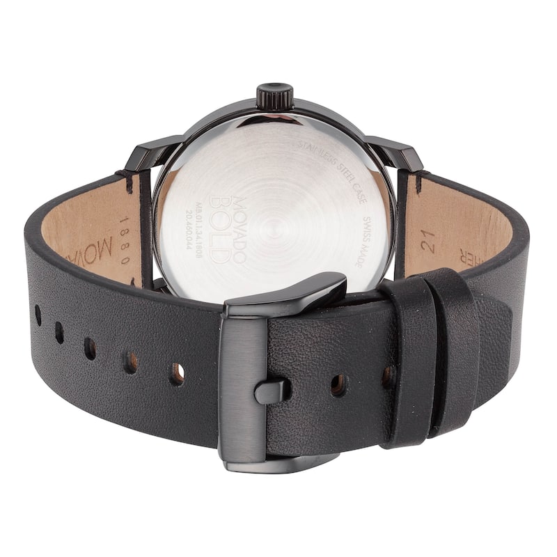 Movado Men's Bold 41mm Quartz Watch 3600918 - Black - N/A