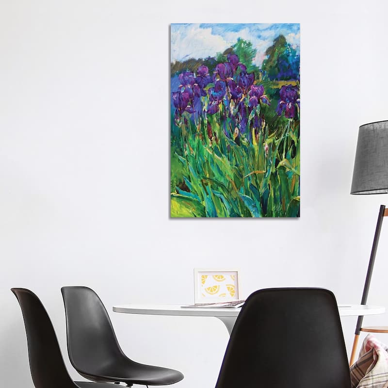 iCanvas "Iris Flowers" by Andrii Kutsachenko Canvas Print - 40x26x1.5