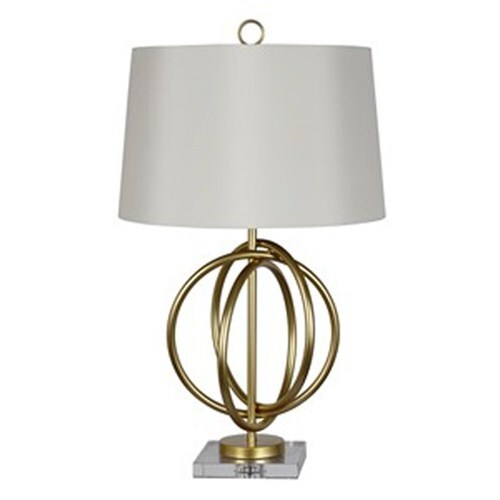"Axi Gold Finish Metal Table Lamp L207184 Axi Gold Finish Metal Table Lamp"