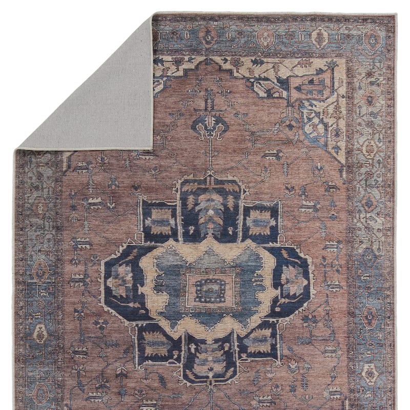 Barrymore Machine Washable Medallion Area Rug