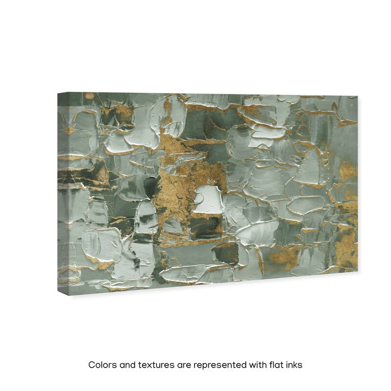 Wynwood Studio Canvas Abstract Sage Morning Green and Emerald Modern & Contemporary Wall Art Canvas Print