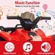 preview thumbnail 3 of 20, 6V Ride On Car 4 Wheeler with Music for Toddlers 1-3 Years