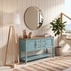 preview thumbnail 2 of 5, SAFAVIEH Brighton French Blue Finish Storage Sideboard - 45.7" x 15" x 34"