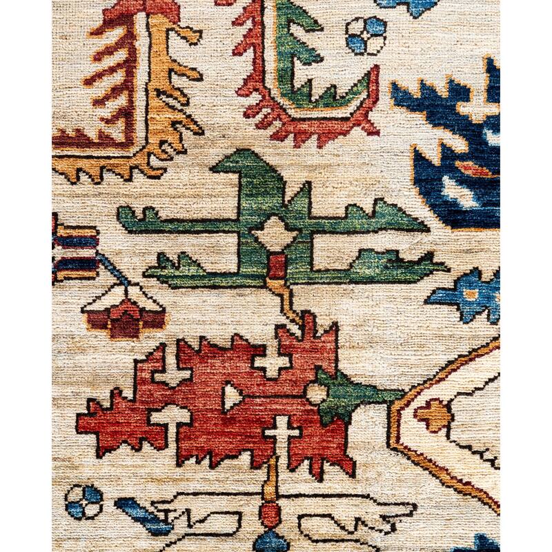 Serapi One-of-a-Kind Hand-Knotted Area Rug - Ivory - 9' 2" x 11' 9"