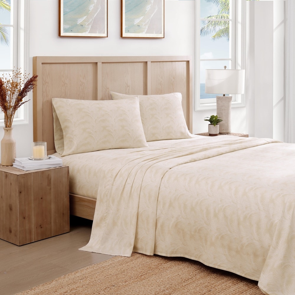Tommy Bahama Sateen Cotton Printed Sheet Set