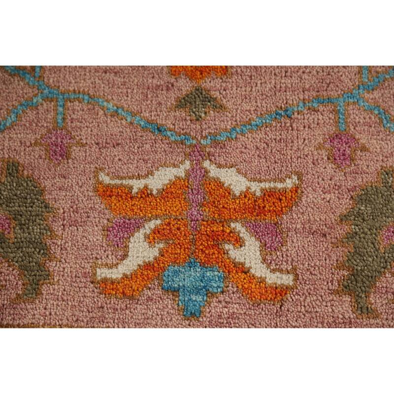 Heriz Serapi Indian Area Rug Handmade Floral Wool Carpet - 8'10" x 11'10"