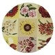 preview thumbnail 17 of 26, SAFAVIEH Handmade Chelsea Anais French Country Wool Rug 3' Round - Ivory - Round