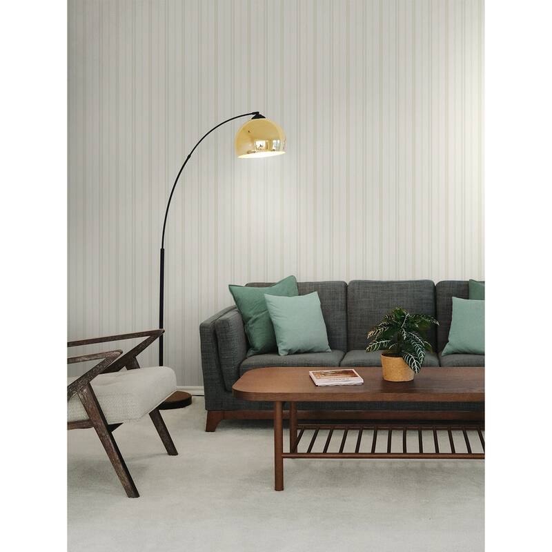 Seabrook Designs Dickens Stripe Unpasted Wallpaper