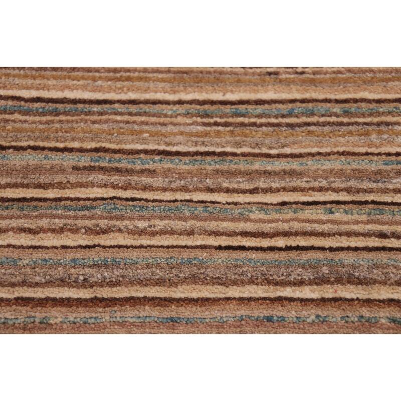 Boho Earthline Gabbeh Hand Knotted Wool Area Rug