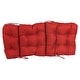preview thumbnail 21 of 61, Multi-section Tufted Outdoor Seat/Back Chair Cushion (Multiple Sizes)