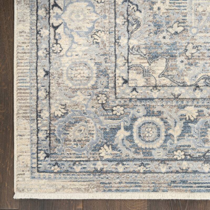 Nourison Home Sultana Indoor only Ivory/Blue Persian Area Rug