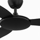 preview thumbnail 4 of 15, Fanimation GlideAire 52 inch Indoor/Outdoor Smart Ceiling Fan with Remote - Black