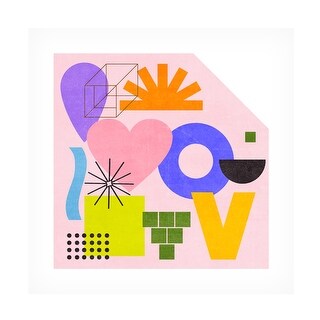 Melissa Wang  'Love is Love I' Canvas Art