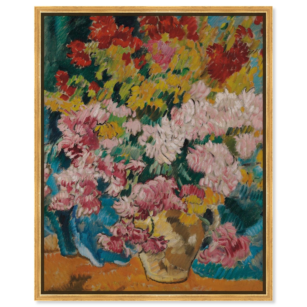 Give him Flores Canvas by Art Remedy