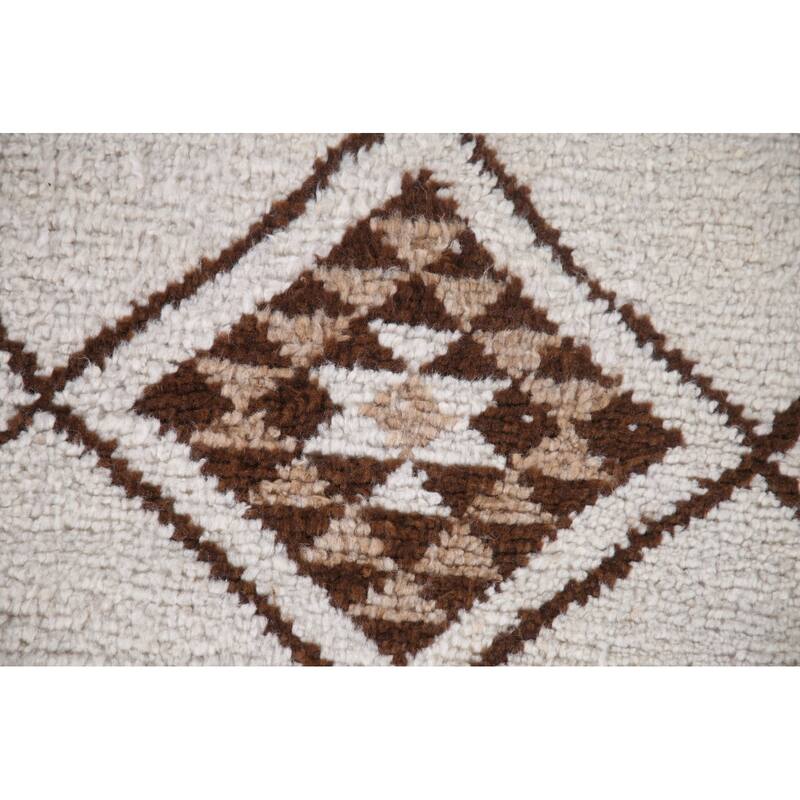 Plush Turkish Anatolian Runner Rug Hand-knotted Oriental Wool Carpet - 3'1"x 10'1"