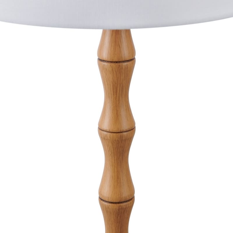 KAWOTI 61'' Floor Lamp with Fabric Drum Shade