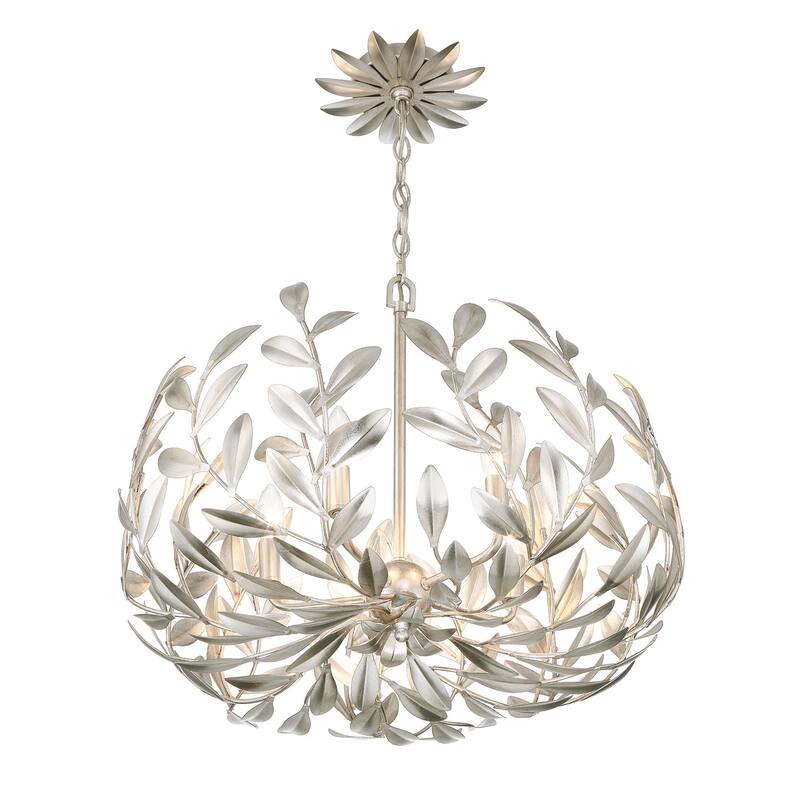 Crystorama Lighting Group 566 Broche 5 Light 23" Wide Taper Candle
