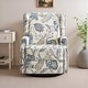 preview thumbnail 34 of 102, 29'' W Pattern Floral Swivel Manual Push Back Recliner Glider Chair