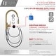 preview thumbnail 22 of 49, STYLISH Kitchen Sink Faucet Single Handle Pull Down Dual Mode in Stainless Steel - Faucet Height: 14 1/8" | Spout Height: 6 3/4"