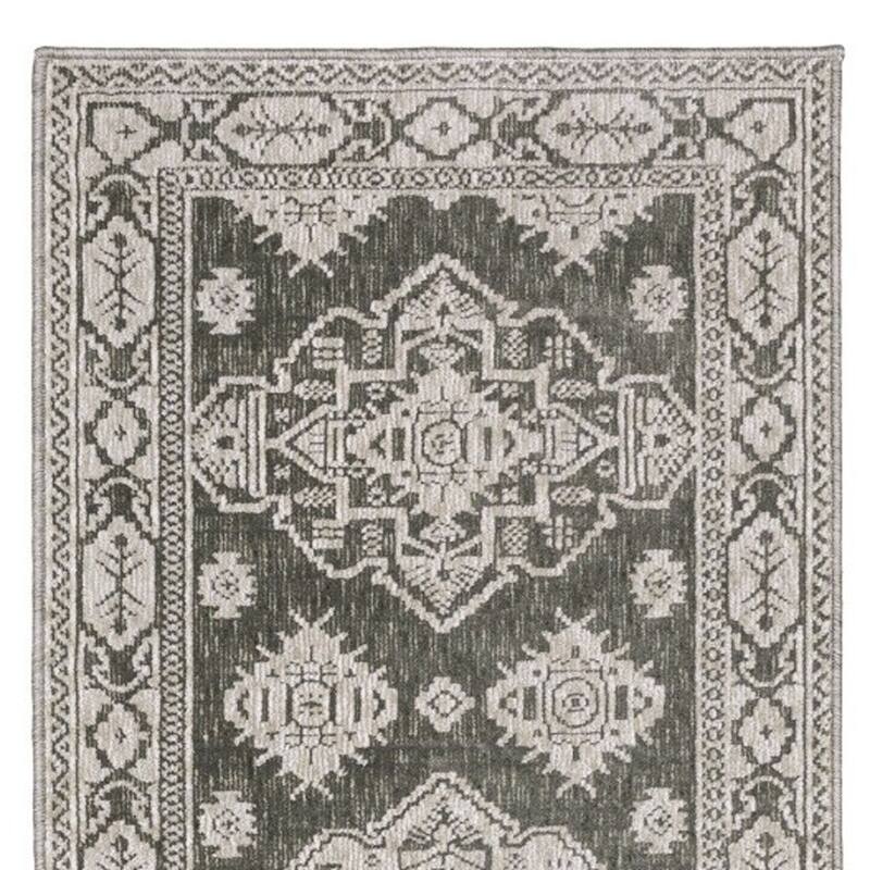 HomeRootsMedallion Traditional Rectangle Area Rug