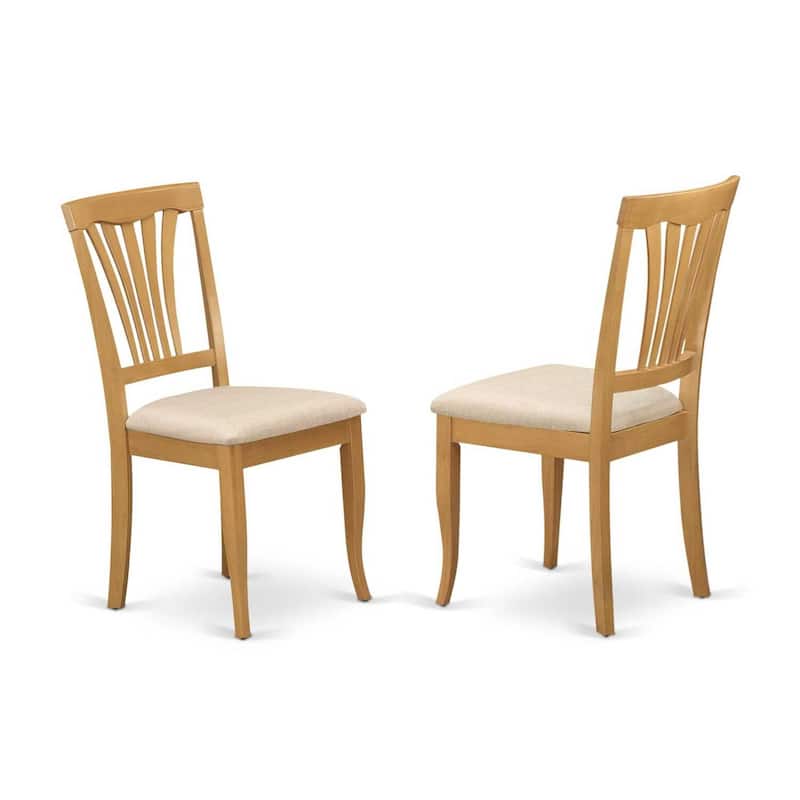 Dining Room Set 6 Piece Table & Chairs Bench - Oak Finish Kitchen Set 36x60 Inch