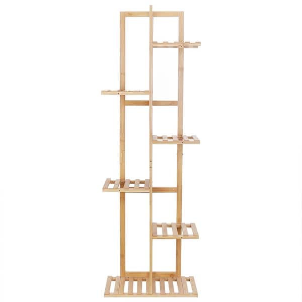 6 Tier Tall Bamboo Corner Plant Stand Flower Pot Rack Wooden Planter Holder  - On Sale - Bed Bath & Beyond - 38319564
