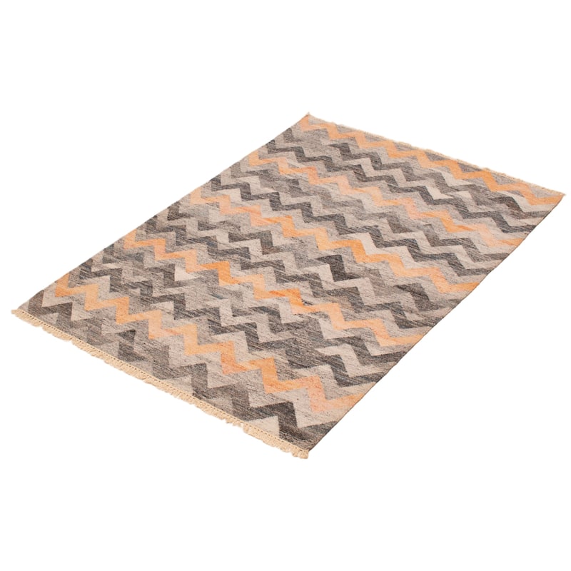 Ankara FW Grey Kilim 5'3" x 7'7" - 5'3 x 7'7
