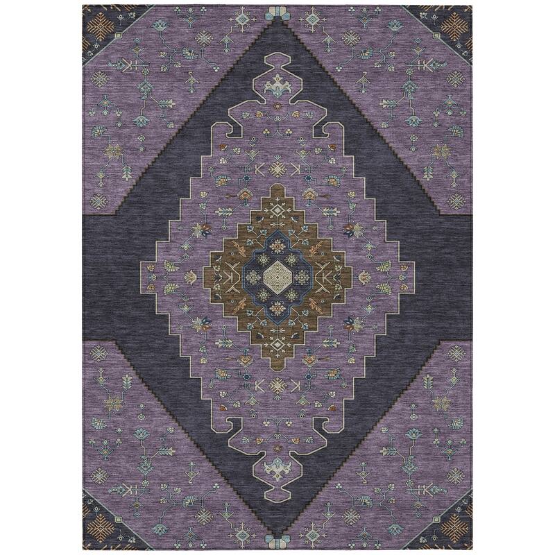 Machine Washable Indoor/ Outdoor Global Marrakesh Chantille Rug