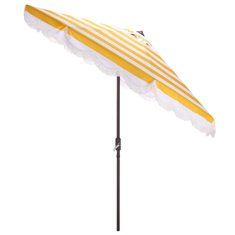 SAFAVIEH Outdoor Living Lucerna 9ft Crank Umbrella