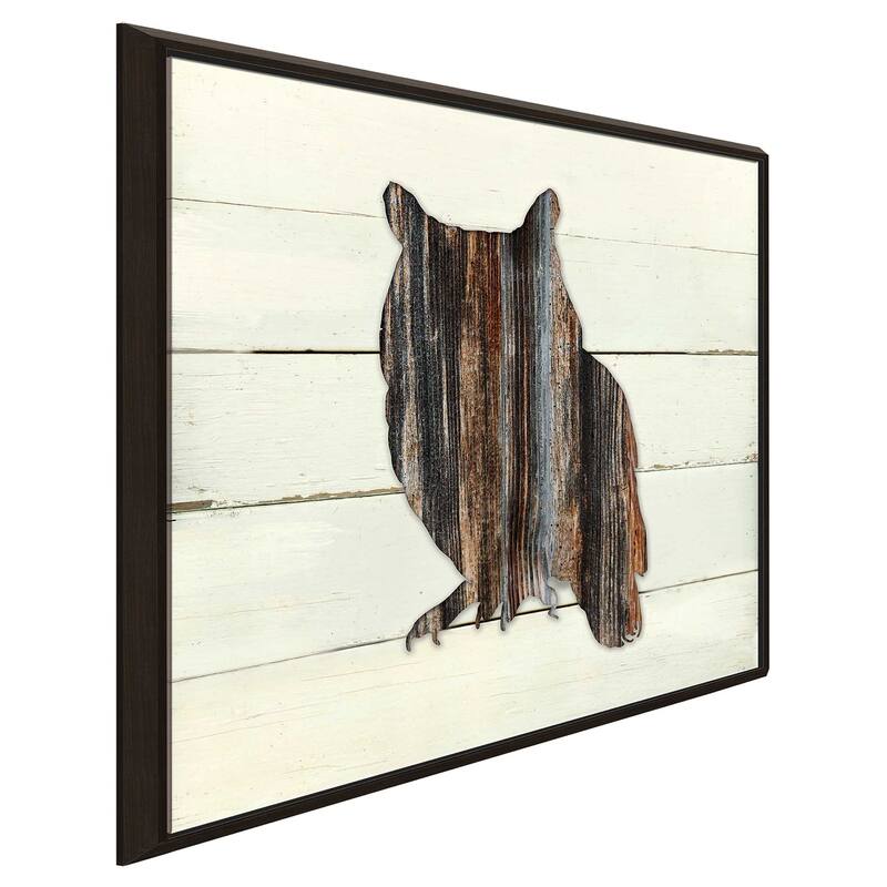 "Woodland Owl" by Carol Robinson Print on Floating Canvas