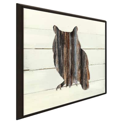 "Woodland Owl" by Carol Robinson Print on Floating Canvas