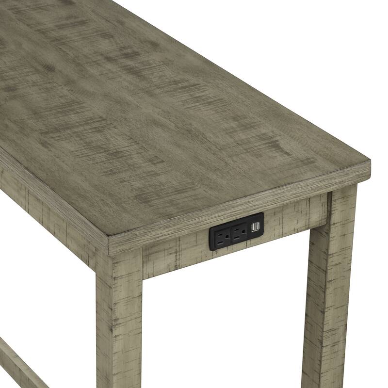 Moda 4 Pieces Counter Height Table with Fabric Padded Stools