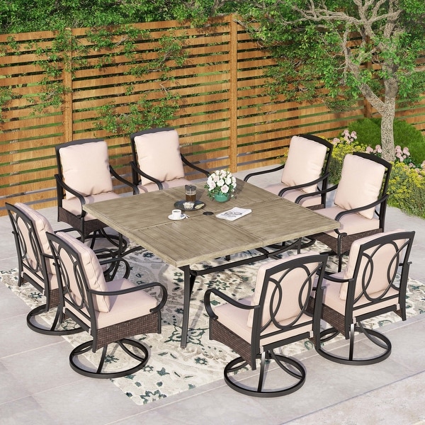 metal patio table and 2 chairs