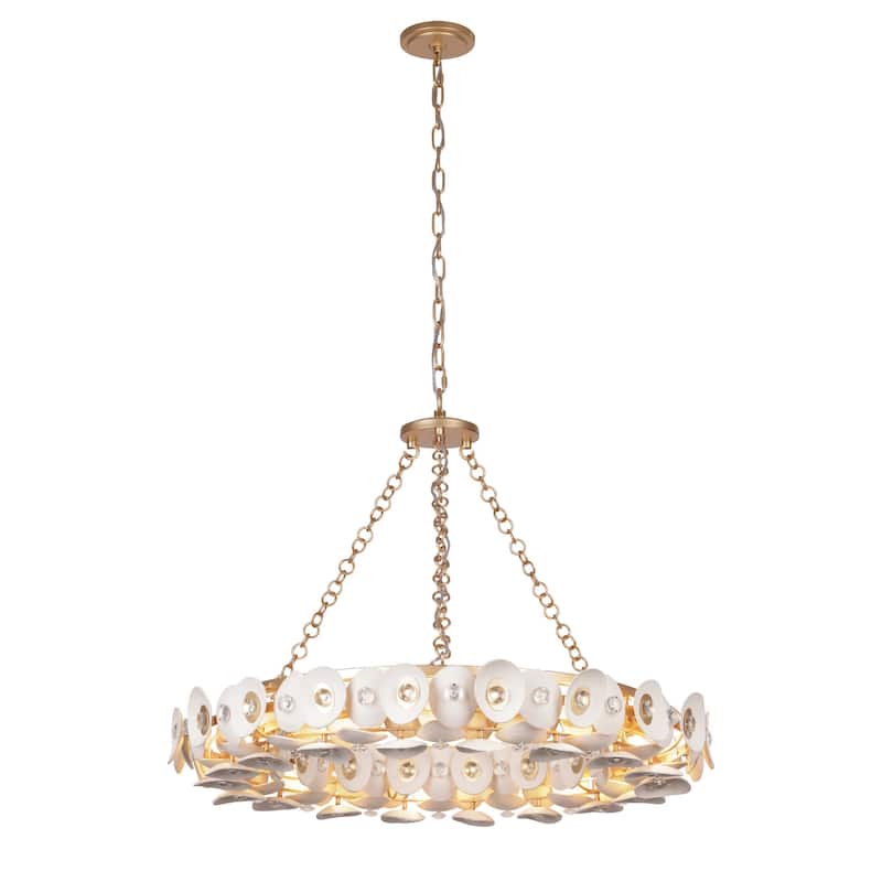 Metropolitan N1865 Niu 10 Light 35" Wide Crystal Pendant