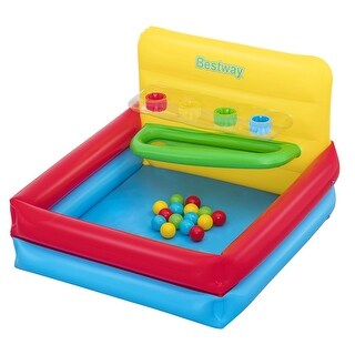 Bestway Sort 'n Play Inflatable Ball Pit with 15 Play Balls - Multi