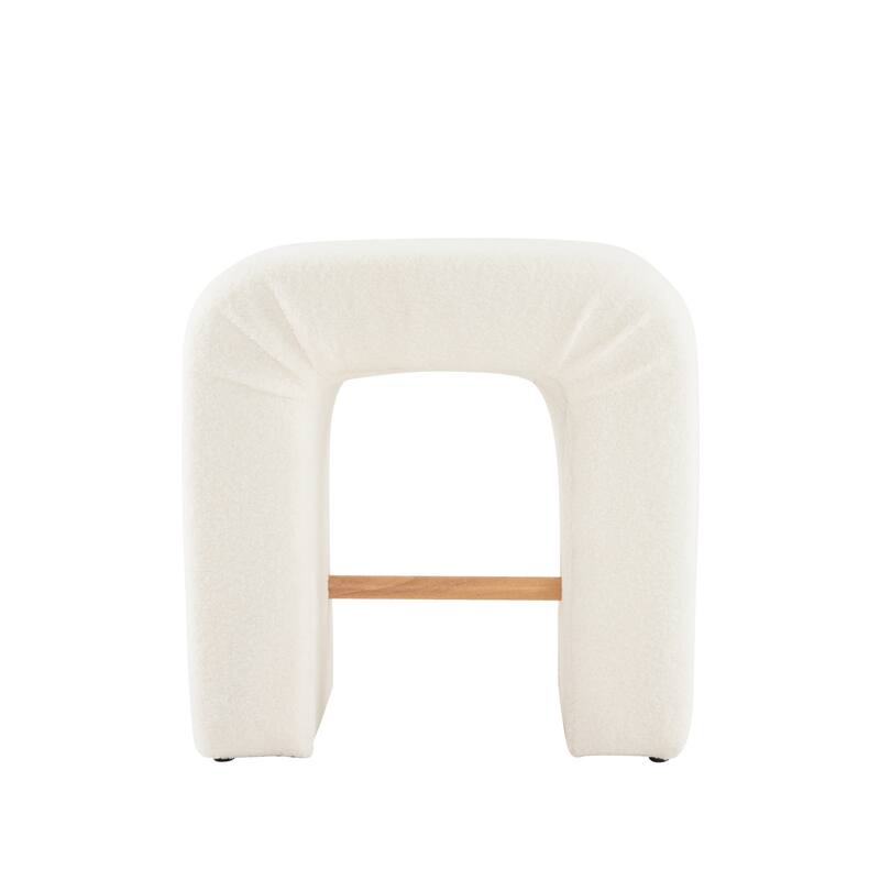 24''Boucle Stool Set Of 2