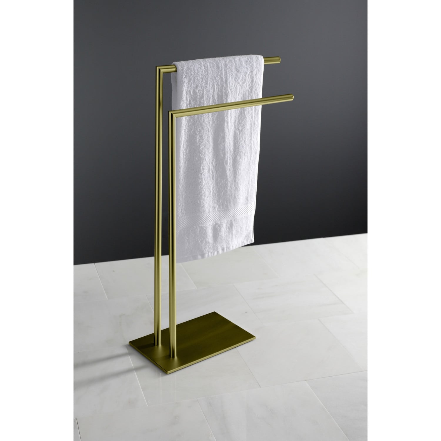 Kingston Brass Edenscape Freestanding Dual Towel Rack On Sale Bed Bath Beyond 35320474
