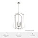 preview thumbnail 6 of 9, Hunter Zoanne 4-Light Modern Pendant Hanging Light - Island, Entry, Dining - Geometric, Contemporary, Candle, Transitional