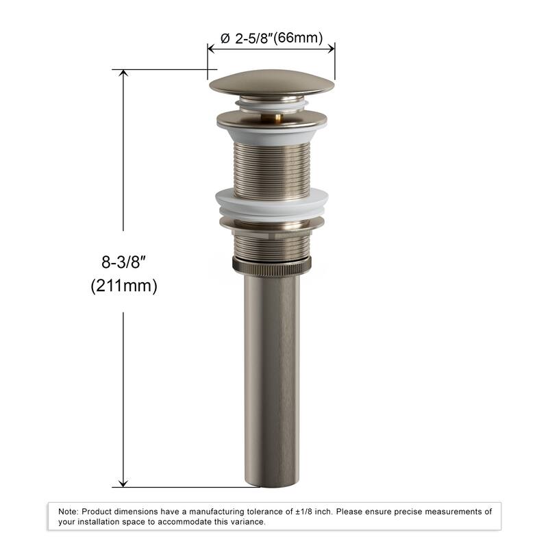 Dowell Vessel Sink Pop-Up Drain