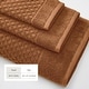 preview thumbnail 47 of 193, Linery & Co. Cotton Diamond Waffle Texture Bath Towels.