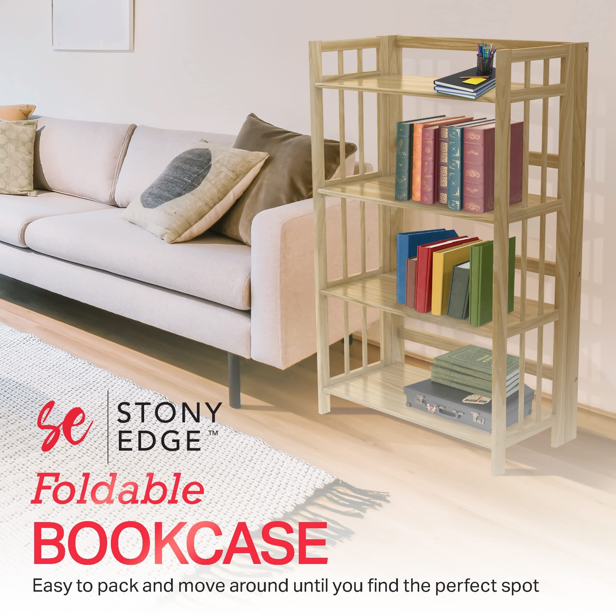 Small hotsell folding bookshelf
