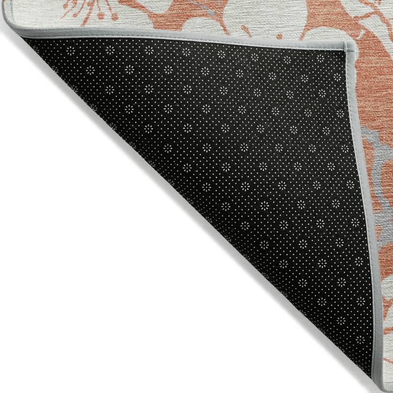HomeRoots Floral Transitional Rectangle Outdoor Rug