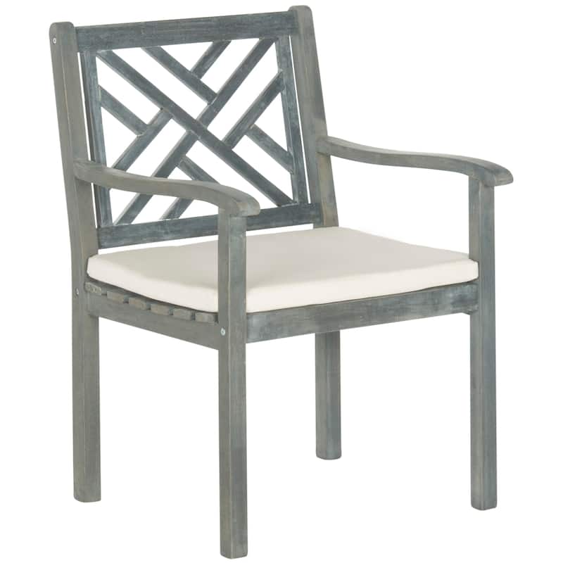 SAFAVIEH Outdoor Mali Acacia Wood 5-Piece Dining Set - 35Wx35Dx30H