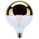 preview thumbnail 1 of 1, 8 Watt G40 LED Medium Base 2700K CCT Gold Crown 100 Watt Replacement Gold