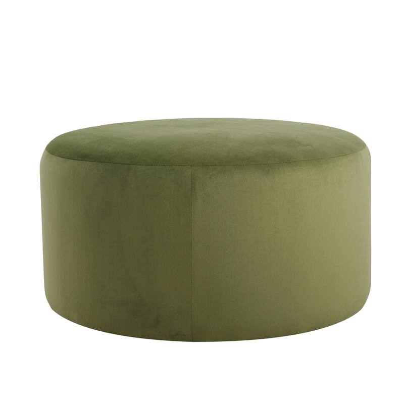 Upholstered Round Ottoman
