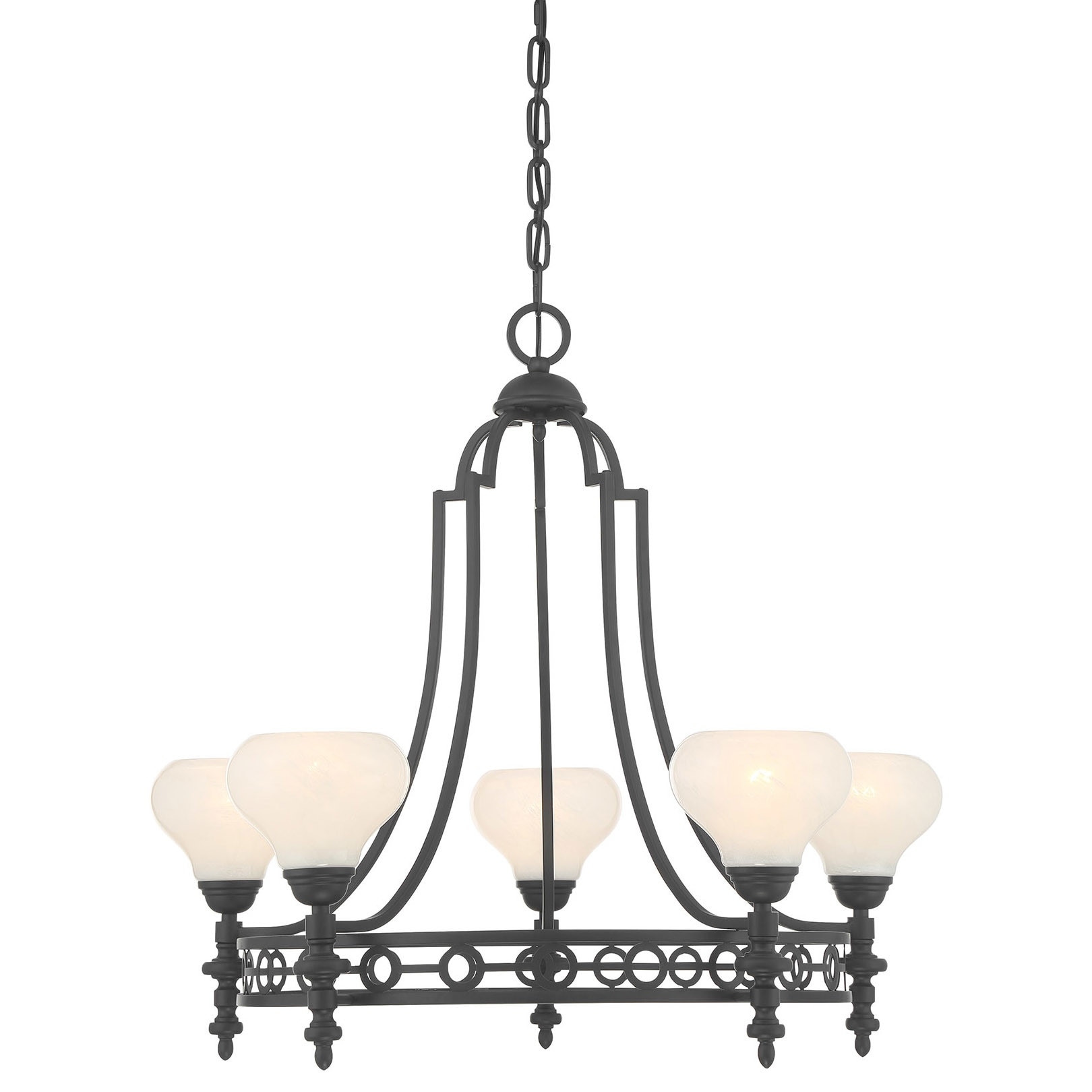 Savoy House 1-1606-5 Allston 5 Light 30" Wide LED Chandelier