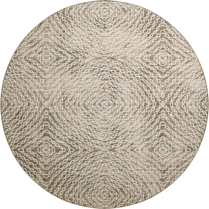 Indoor/ Outdoor Addison Bravado Link Washable Area Rug